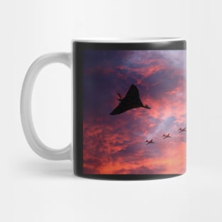 Vulcan XH558 and Red Arrows Mug